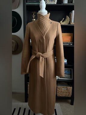 Babaton The Connor Long Coat in Camel